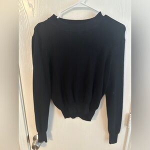 H&M black long sleeve top